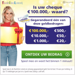 gratis prijs bankgiroloterij